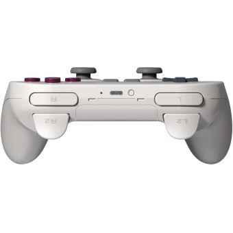 Manette Bluetooth Just for Games 8BitDo SN30 Pro+ Gris et Bordeaux