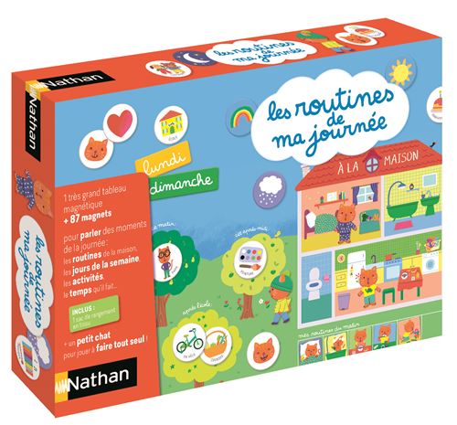 Jeu découverte Nathan Les routines de ma journée