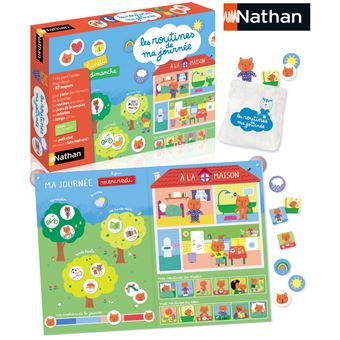 Jeu découverte Nathan Les routines de ma journée