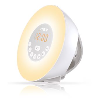 Radio réveil CGV CR Aruna Blanc - 1