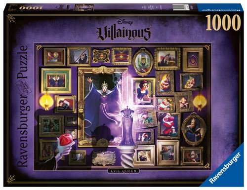 Puzzle 1000 pièces Ravensburger Disney Villainous Méchante Reine-Sorcière