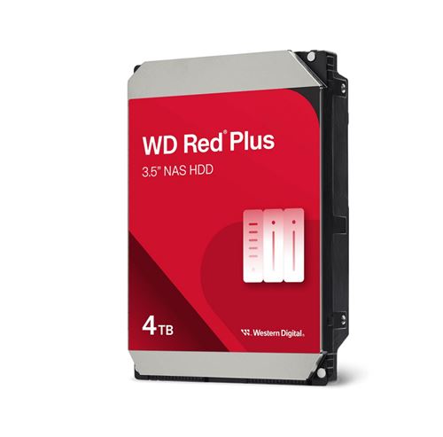 Disque dur interne Western Digital WD Red Plus WD40EFZZ 4 To Rouge - Western Digital