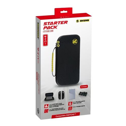 Starter Pack AKUMA Housse Rigide Cyber S12 Mixte Nintendo Switch