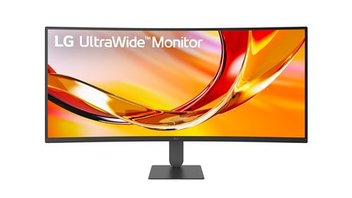 Écran PC LG UltraWide 34U640B B 34 UltraWide QHD 144Hz VA Courbe HDR10 USB C Hauteur réglable