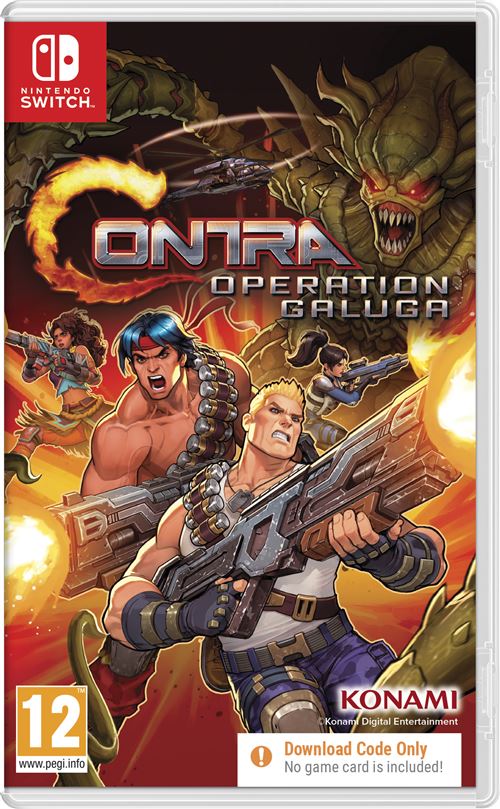 Just For Games Contra Operation Galuga Nintendo Switch