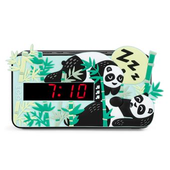 Réveil BigBen Façade Effet 3D Thème Panda