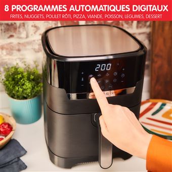 Friteuse 2-en-1 Moulinex EZ505810 Easy Fry et Grill Digital 1400 W Noir