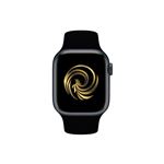 Apple Watch Series 7 GPS boîtier Aluminium Noir 45mm avec Bracelet Noir Reconditionné Grade A