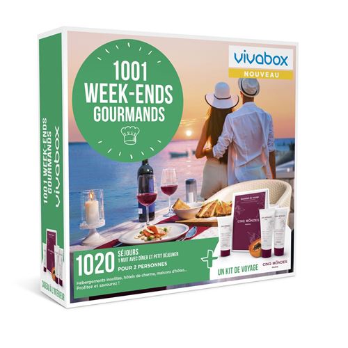 Coffret Cadeau Vivabox 1001 Week-ends Gourmands