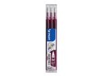 Lot de 3 recharges Pilot Pen Frixion 07 Bordeaux