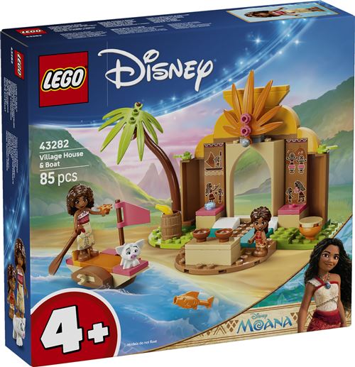 LEGO® Disney Princess 43282 Maison de village et pirogue de Vaiana