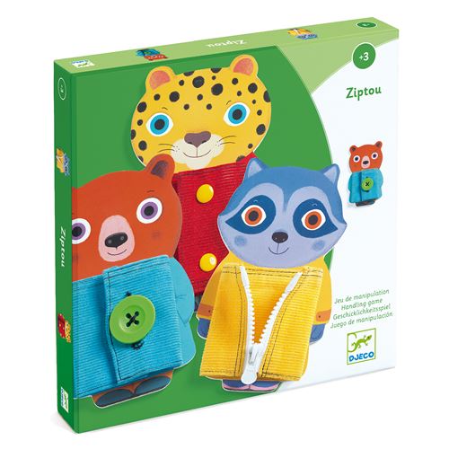 Djeco - Jeu d'apprentissage Ziptou - multicolore