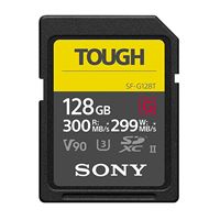 Sony Tough SF-G128T V90 SDXC Flash 128GB Geheugenkaart Klasse 10