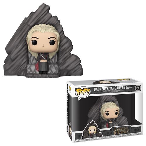 Figurine Funko Pop Game of Thrones Daenerys Targaryen sur le Trône de Dragonstone État correct - Funko reconditionné disponible sur Fnac