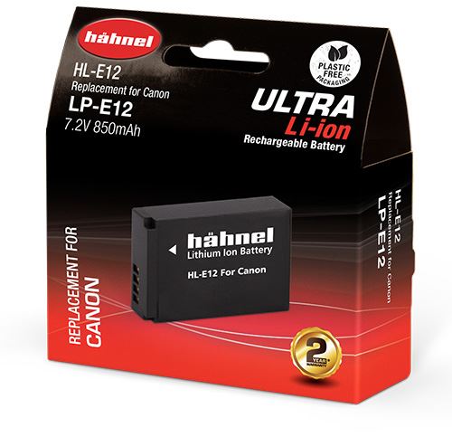 Batterie Hahnel Ultra LP-E12 pour Canon EOS M50 MKII, M50, M200 et SX70 Hs