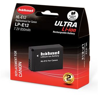 Batterie Hahnel Ultra LP-E12 pour Canon EOS M50 MKII, M50, M200 et SX70 Hs