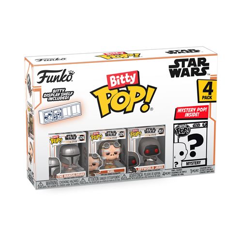 Pack 4 Figurines Funko Bitty Pop Mandalorian  -  reconditionné disponible sur Fnac