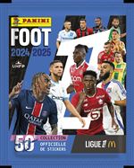 Carte à collectionner Panini Foot 2024-2025 Ligue 1 McDonald's Album + 2 pochettes + 1 offerte