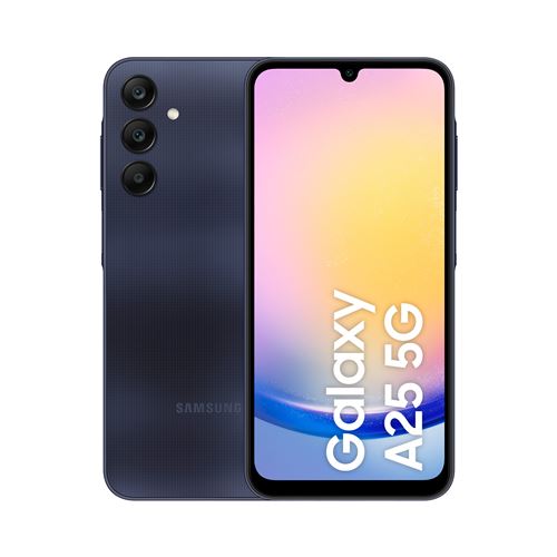 Smartphone Samsung Galaxy A25 6.5 5G Double nano SIM 256 Go Bleu nuit