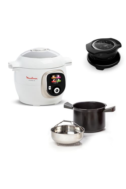Mijoteur Moulinex Cookeo + Avec Extra Crisp Yy5584Fb 1 600 W Blanc