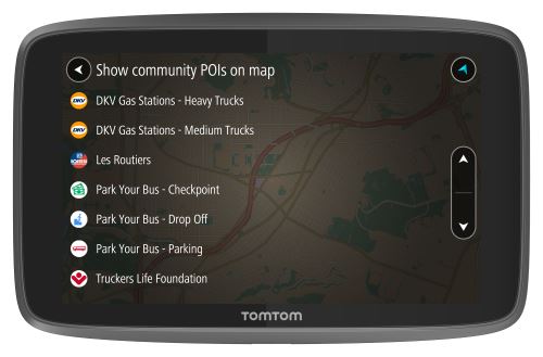 GPS TomTom Go Professional 6200 Cartes d'Europe pour grands véhicules à vie + Traffic et Zones de danger 1 an