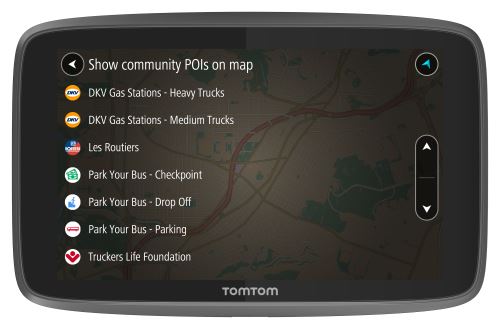 GPS Poids Lourds TomTom Go Professional 6200 6 Cartographie Europe 49 à vie, Traffic et Zones de dan