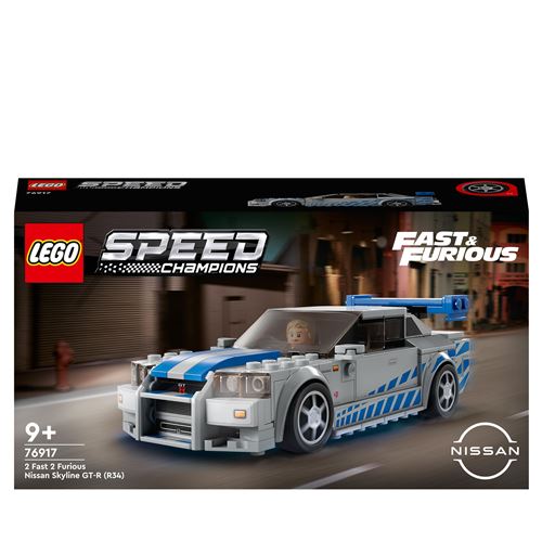 LEGO® Speed Champions 76917 Nissan Skyline GT-R R34 2 Fast 2 Furious État correct - Lego Speed Champions reconditionné disponible sur Fnac