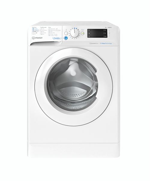 Lave-Linge Hublot Indesit Bwe81495Xwvfr 8 Kg Blanc