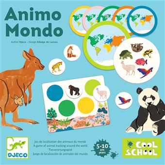 Jeu pour découvrir la nature Djeco Animo Mondo
