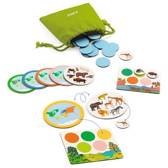 Jeu pour découvrir la nature Djeco Animo Mondo