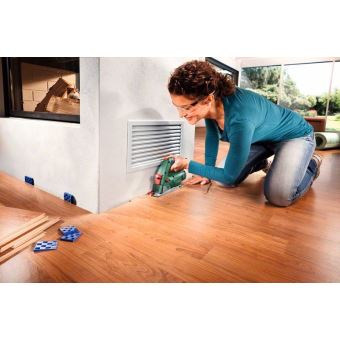 Bosch PKS 16 Multi – Mini Scie Circulaire Polyvalente 400W Avec 3 Lames (Bois, Carrelage, Multi-matériaux) + Coffret – Coupes Précises Et Plongeantes