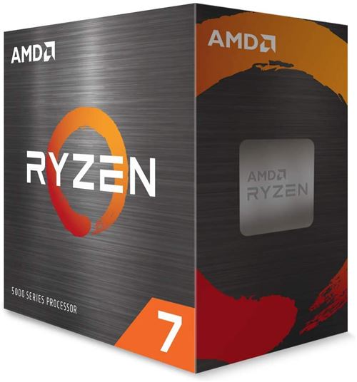 Processeur AMD Ryzen 7 5800X 4.7 GHz Paquet AM4