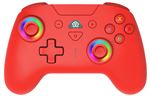 Manette sans fil Subsonic Led Controller Bluetooth pour Nintendo Switch Rouge