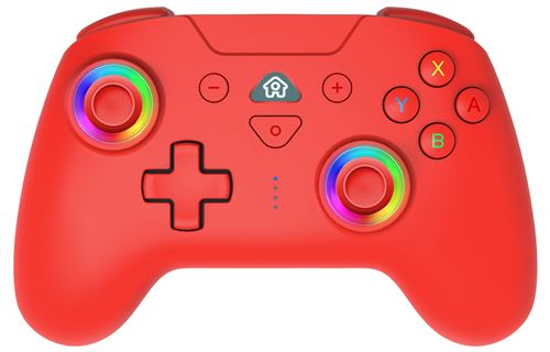 Manette sans fil Subsonic Led Controller Bluetooth pour Nintendo Switch Rouge