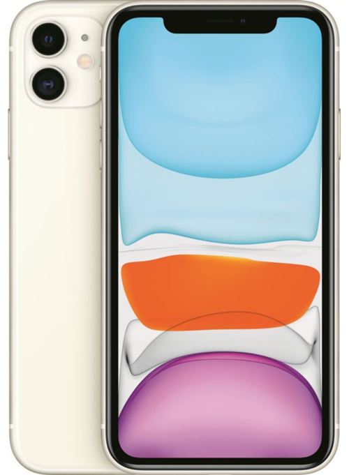 Apple iPhone 11 64 Go 6,1" Blanc Double SIM Reconditionné Grade A Reborn