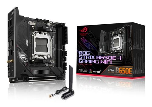 Carte mère ASUS ROG STRIX AMD B650E-I GAMING WIFI mini ITX Socket AM5 Chipset AMD B650