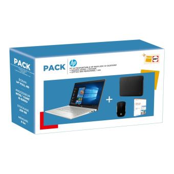 320€ sur Pack PC Portable HP Pavilion 14-ce2014nf 14 Intel Core