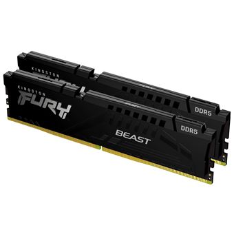 Barrette mémoire RAM Kingston FURY Beast 64 Go (Kit de 2 x 32 Go) DDR5 6000 MHz CL30 - 1