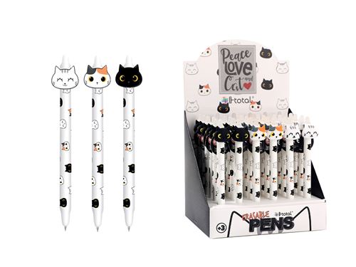 Stylos à bille effaçables Itotal Cat Display Modèle aléatoire