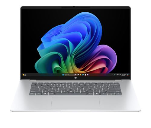 PC portable HP OmniBook 5 NGAI 16-bf0010nf 16 Tactile Copilot+ Snapdragon® X Plus 16 Go RAM 512 Go SSD Argent glacier