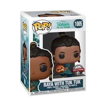 Figurine Funko Pop Raya and The Last Dragon Raya with Tuk Tuk