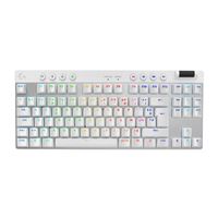 Clavier Gaming mécanique sans fil Azerty Logitech G PRO X TKL Lightspeed Blanc