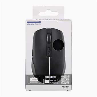 Souris sans fil T'nB Dual Connect Noir