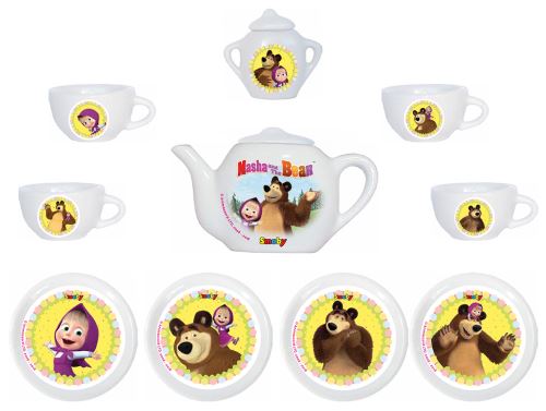 Dînette en porcelaine Smoby Masha et Michka