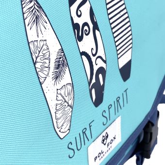 Cartable Pol Fox Factory Surf Spirit 38 cm Bleu