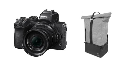 Pack Appareil photo hybride Nikon Z 50 noir + Objectif Nikkor Z DX 16-50 mm + Sac à dos