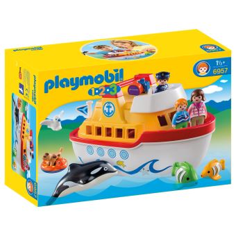 Playmobil 1.2.3 6957 Navire transportable - Playmobil - Achat