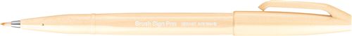 PENTEL - Feutre pinceau Brush Sign Pen, Beige