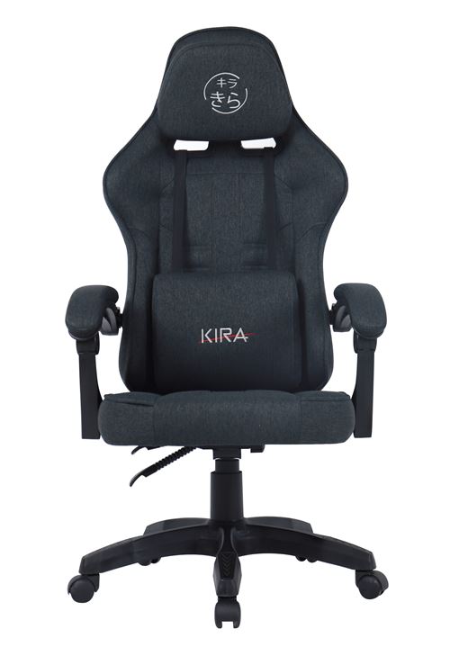 Siège gaming Kira Tsukamaki tissu Noir