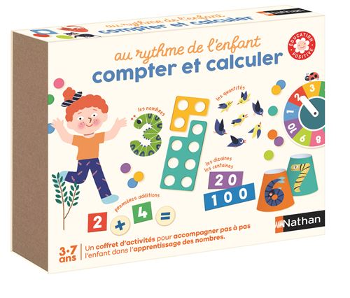 Chiffres et calcul Nathan Au rythme de l'enfant Compter et Calculer